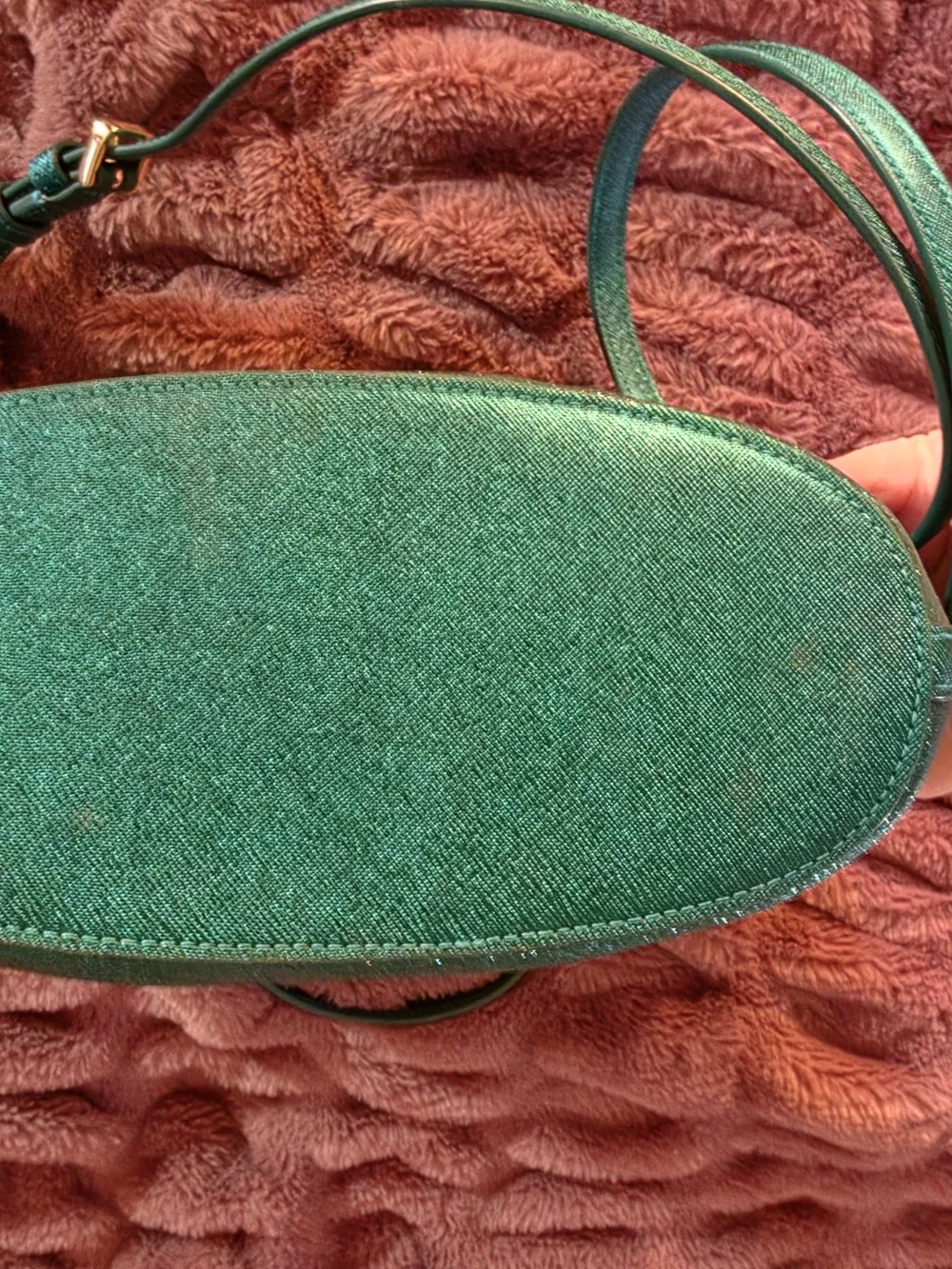 Kate Spade Green Glitter Shoulder Bag
